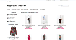 Desktop Screenshot of electrovehiculos.es